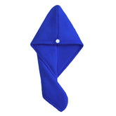 100% Cotton Hair Drying Towel - Royal Blue